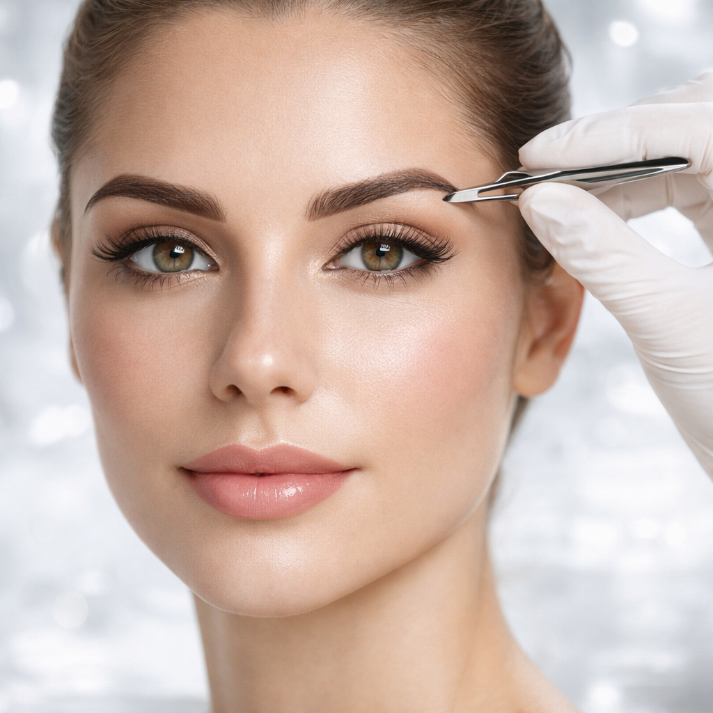 Cuidado com sobrancelhas e beleza facial